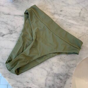 ARK Swimwear High Waist Bottom in Olive